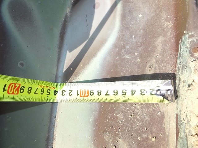 交換工事のための採寸